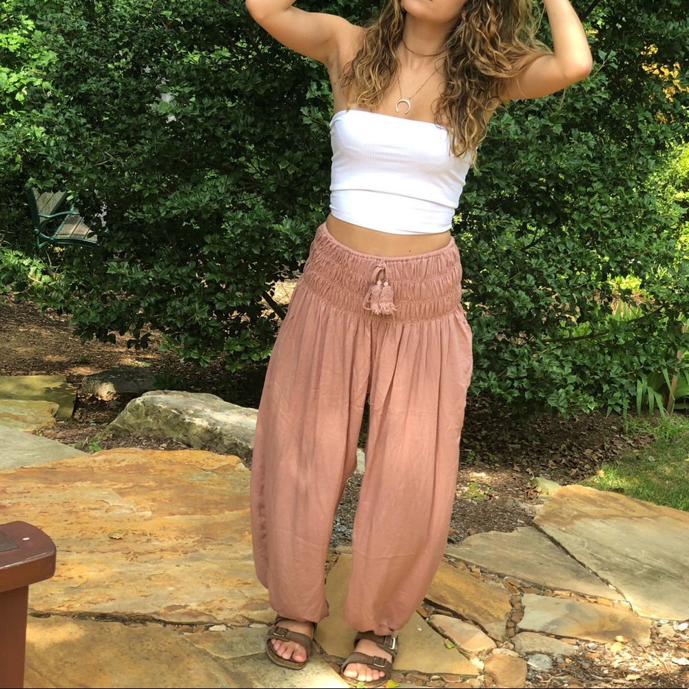 Baggy harem style pants - cute and stretchy!
